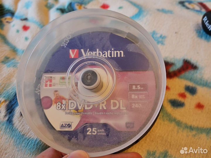 Verbatim DVD+R DL 4 диска