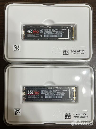 Новые SSD Samsung 980Pro/990Pro 2Tb Оригинал