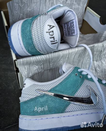 Nike Dunk Low SB Turbo Green April Skateboards