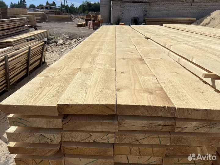 Доска обрезная 1 сорт 50х250 естественная влажност