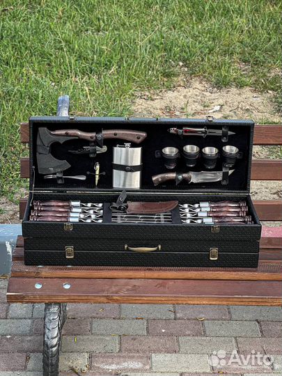 Шашлычный набор в кейсе