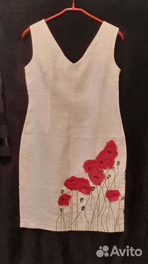 Платье льняное