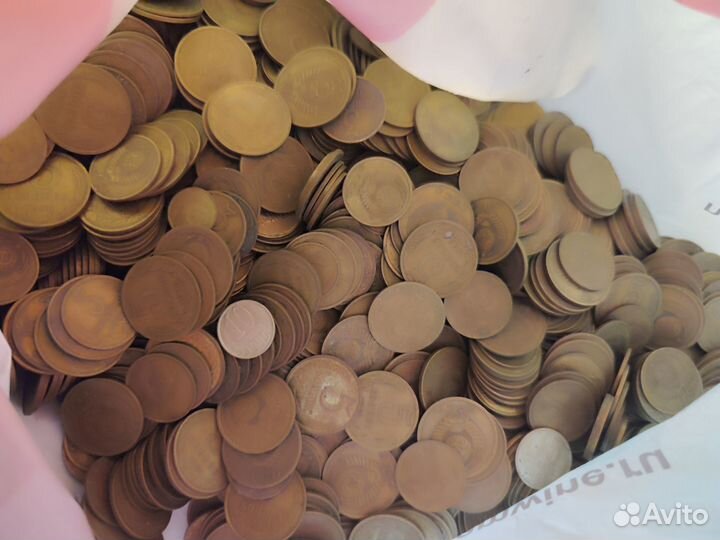 Монеты СССР 1961-1991 года оптом 12 кг