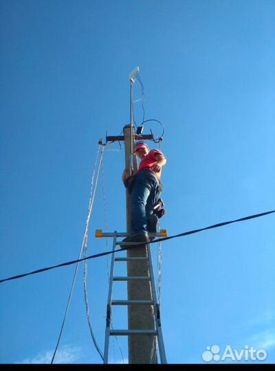 Подключение интернета в частный дом дачу