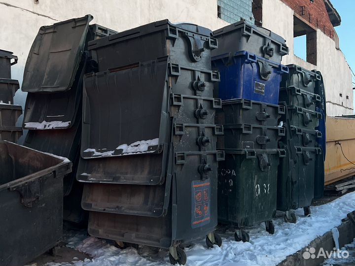 Евроконтейнер 1100 л Бак для мусора бу