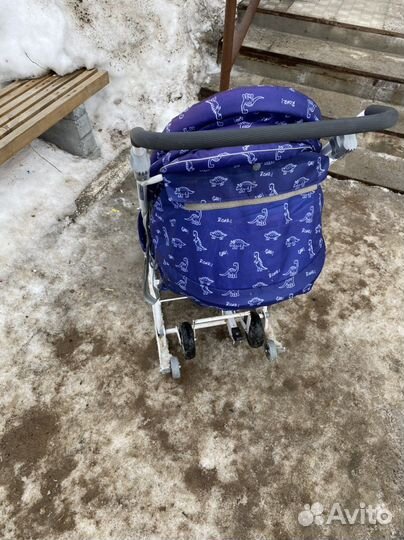 Детские санки коляска с колесами