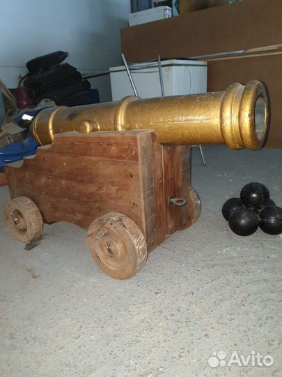 Пушка корабельная макет