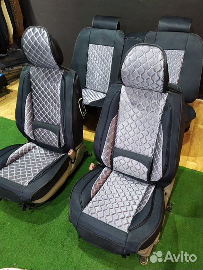 Чехлы на весь салон из алькантары