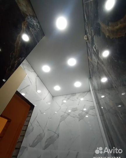 Натяжные потолки под ключ