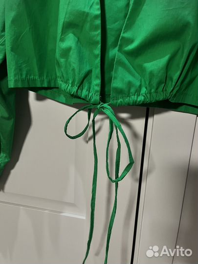 Укороченная рубашка женская