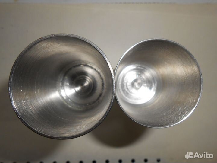 Уникальные свадебные рюмки из советской нержавейки