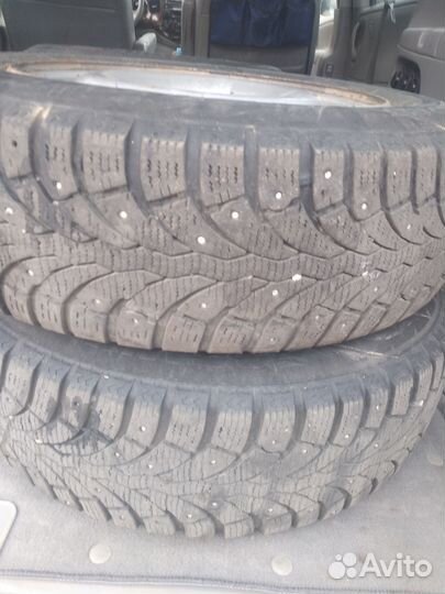 Колеса в сборе r15 зима Ларгус Логан