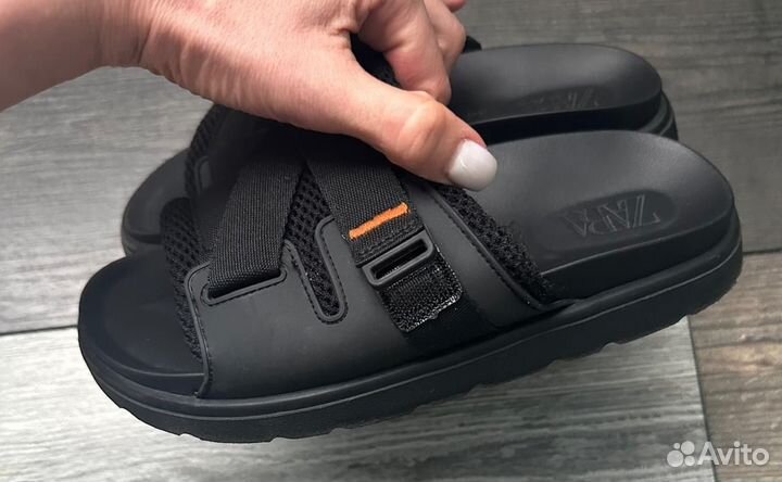 Шлепки на мальчика zara 34 размер