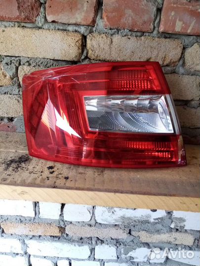 Фонарь задний шкода октавия а7