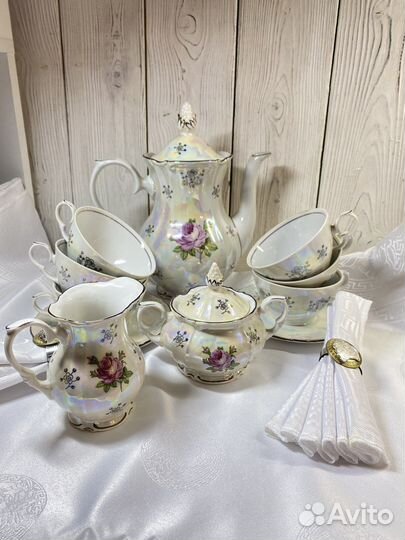 Сервиз чайный «Майсейская Роза» ГДР