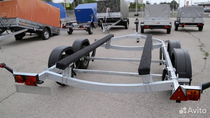 Прицеп для лодки мзса 2х осный
