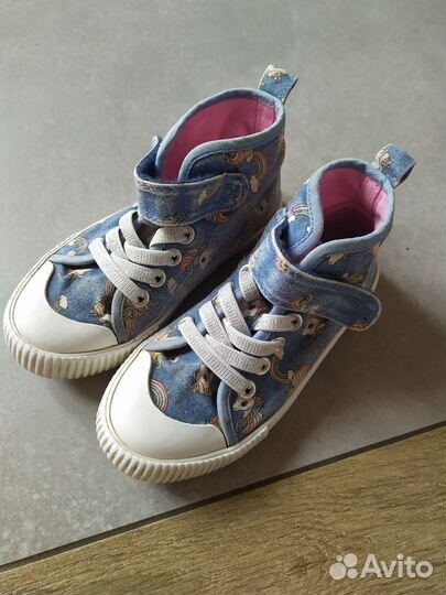 Кеды hm для девочки 27 размер