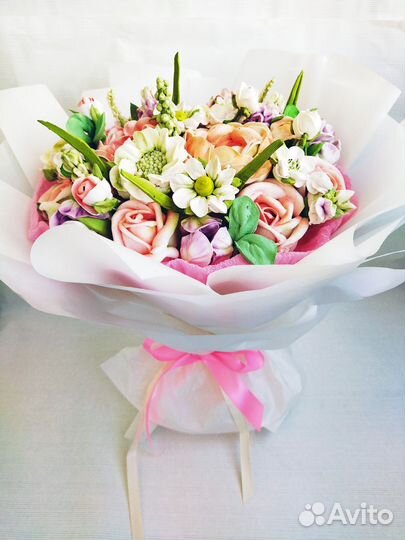 Сладкие букеты из зефира