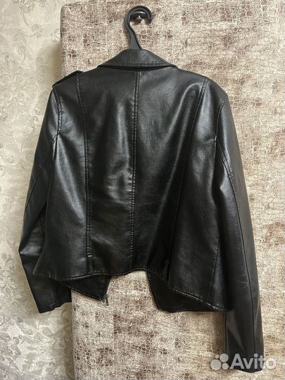 Куртка кожаная косуха женская