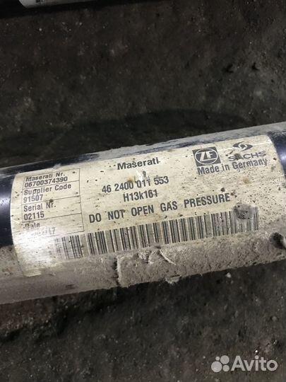 Стойка амортизатора задние maserati levante