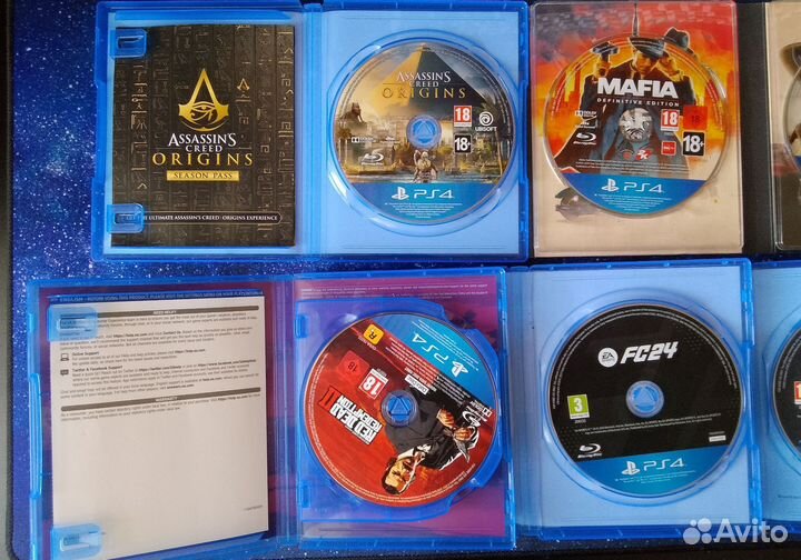 Игры для Sony playstation 4 диски ps4