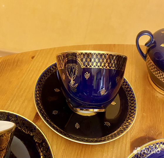 Сервиз чайный Кобальт СССР