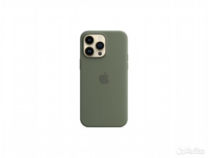 Чехол Apple iPhone 14 Pro Silicone Case оливковый