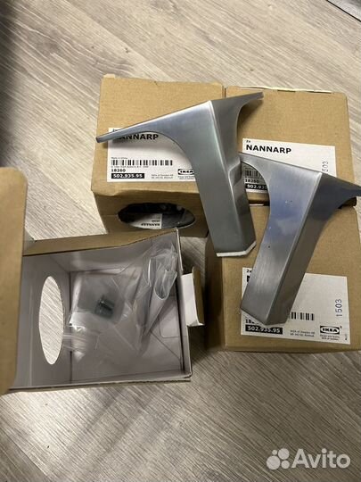 Ножка мебельная для мебели икеа, 2 шт набор, 10 см