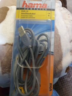 Кабель USB2.0 hama H-45021, USB A(m) - USB B(m)