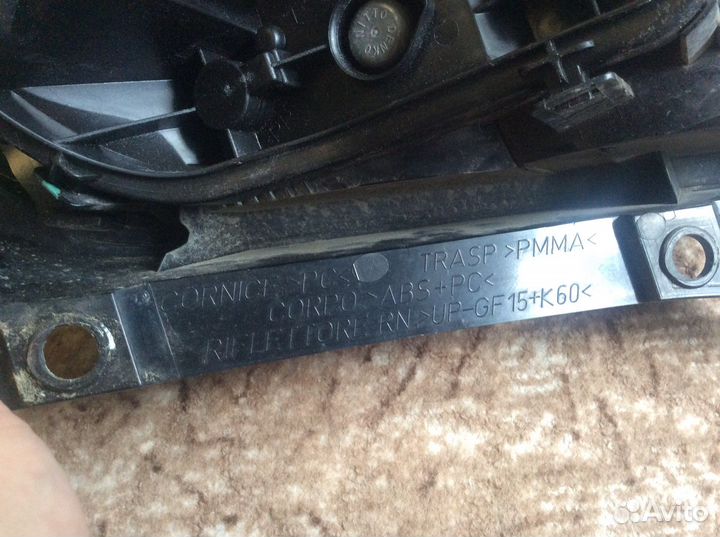 Фонарь задний fiat 500