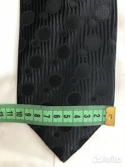 Галстук шелковый черный Италия