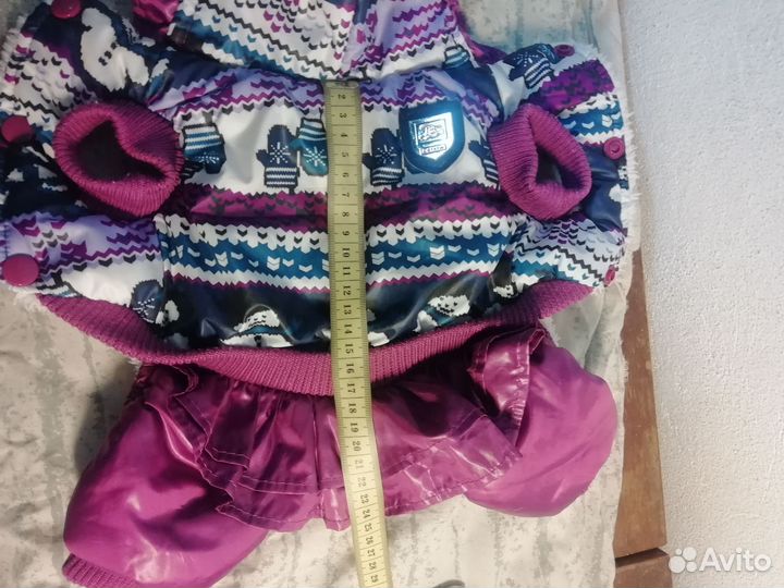 Зимний комбинезон для маленькой собаки