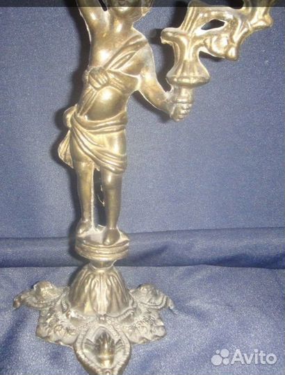 Подсвечник Путти.Бронза. Европа