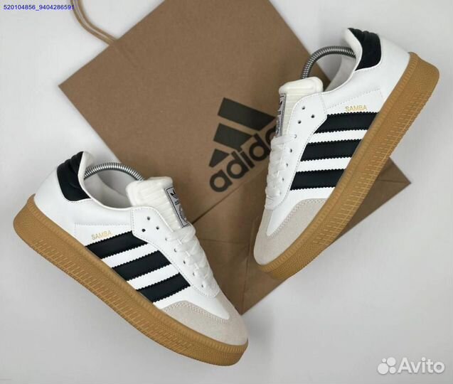 Кроссовки Adidas Samba White (Арт.20032)