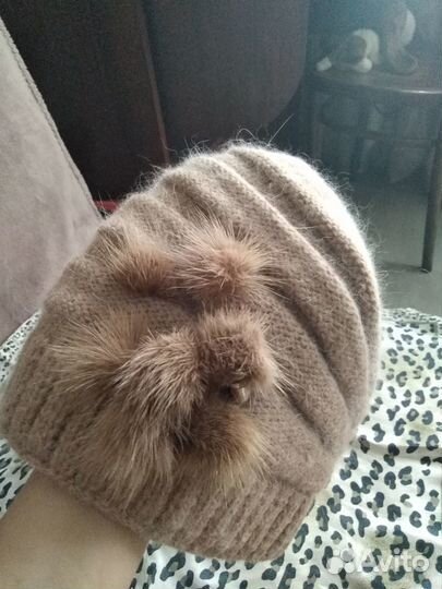 Варежки шапка и шарфы зимние