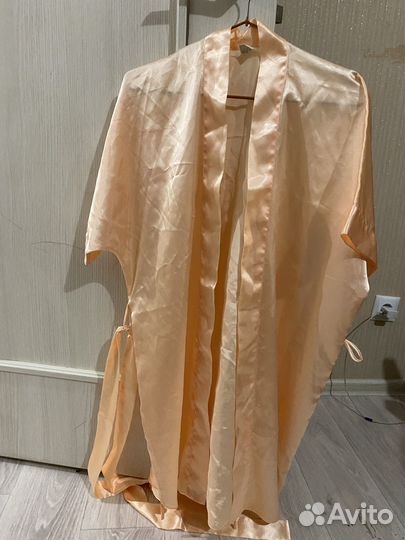 Халат женский шелковый