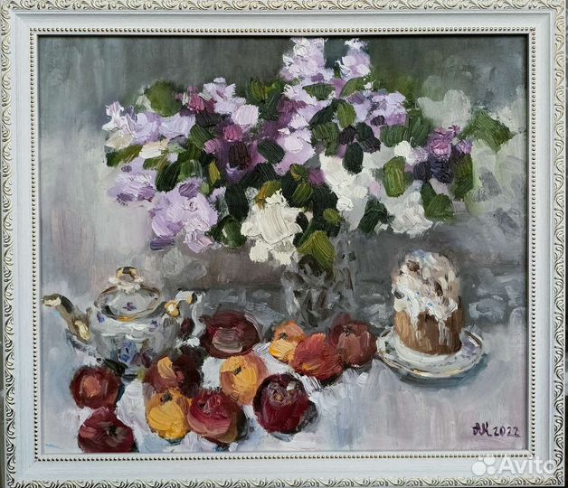 Картина маслом на холсте натюрморт