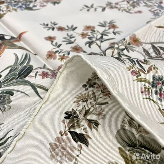 Шелковый платок Dior Jardin d'Hiver