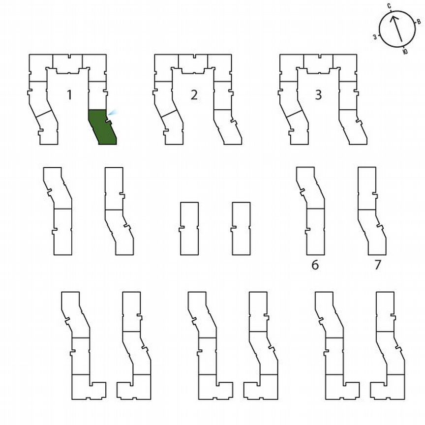 2-к. квартира, 63,7 м², 2/3 эт.