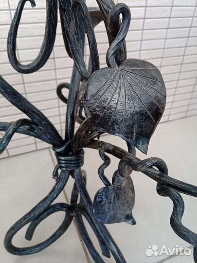 Подсвечник кованный