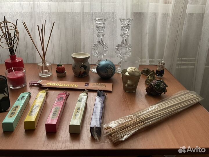 Свечи и ароматические палочки.Фэншуй