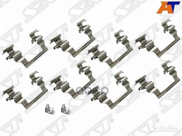 Комплект монтажный тормозных колодок FR toyota