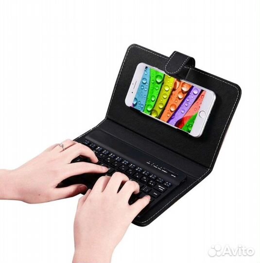 Беспроводная клавиатура блютуз для смартфона новая