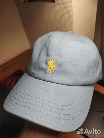 Кепка polo ralph lauren голубая