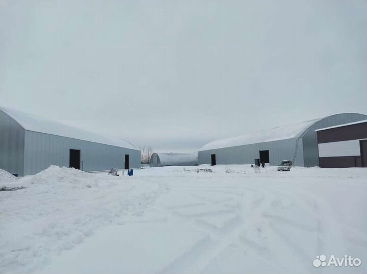 Ангар от производителя под ключ (27х42)