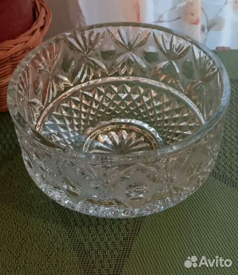 Салатник хрусталь,тарелки