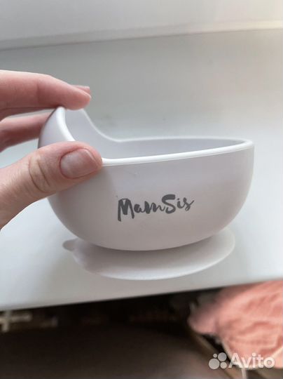Детская тарелка mamsis на присоске