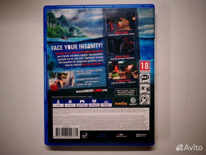 Far Cry 3 PS4 Русская версия