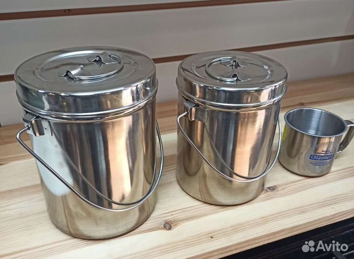 Котелки походные 1,1л+2,5л+3л