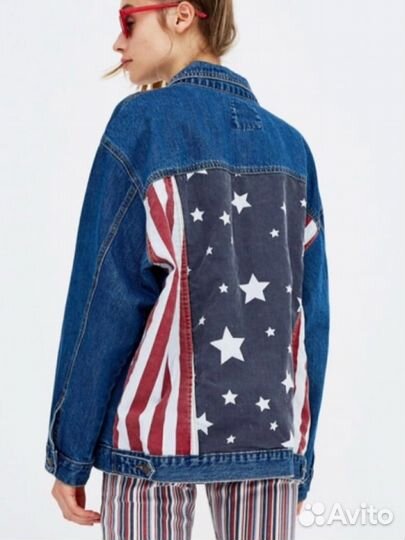 Джинсовая куртка pull&bear